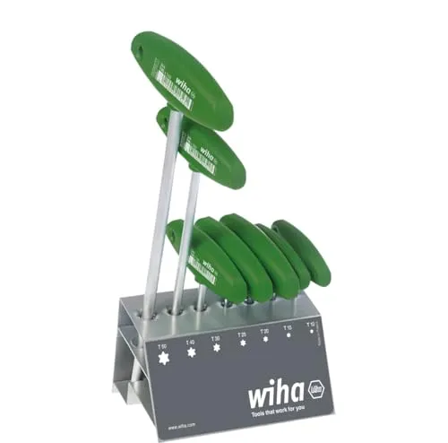 Wiha Werkstatt Schraubendreher-Set 7teilig Innen-TORX - Schraubendreher-Sets mit 7 präzisen Innen-TORX Werkzeugen, ideal für professionelle Anwendungen und eine optimale Kraftübertragung.