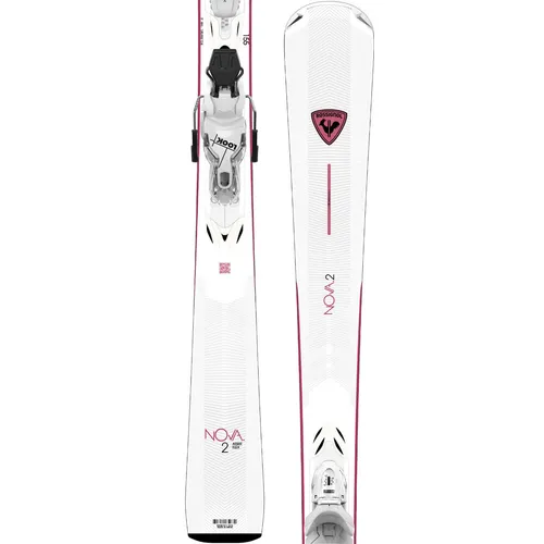 Rossignol Nova 2 Xpress - 162 cm - Damenski für müheloses Carven, ideal für Anfängerinnen mit innovativem Design und PEFC™-zertifiziertem Pappelholzkern für Stabilität und Nachhaltigkeit.
