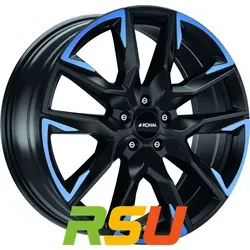 Ronal R71 Alufelge jetblack matt blue tinted 10.5x21 ET43.1 in blau von RONAL