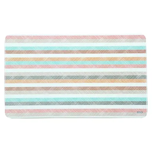 Kesper Frühstücksbrettchen aus Melamin mit Streifen-Muster, 23,5x 14,5x 0,4cm, 31254