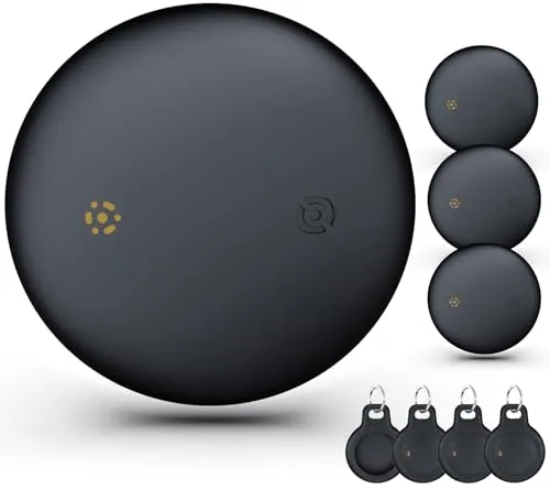 DEEBYCOO Android Tracker Tag(NUR Android), Schlüsselfinder Kompatibel mit Google Find Hub, Bluetooth Koffertracker Tags für Schlüssel/Gepäck/Koffer