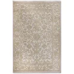 Villeroy & Boch Flachwebeteppich Kollektion 1879 - Creme, Rechteckig 200x290 cm - Teppiche & Böden, Pflegeleichter Flachwebeteppich mit floralem Design, geeignet für Fußbodenheizung und Oeko-Tex® Standard 100, ideal für gemütliche Räume.