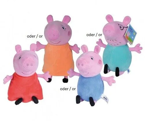 Simba 109261011 - Peppa Pig Plüsch klein, sortiert