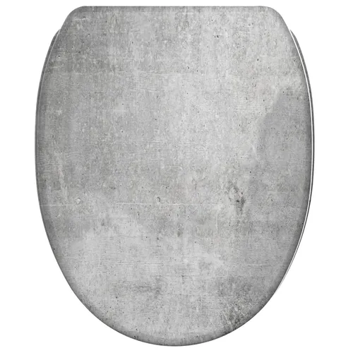 Sanilo WC-Sitz Beton mit Absenkautomatik - Toilettendeckel mit SoftClose-Funktion, hoher Belastbarkeit und bequemen Sitzkomfort. Pflegeleicht und einfach zu montieren, designed in Deutschland.