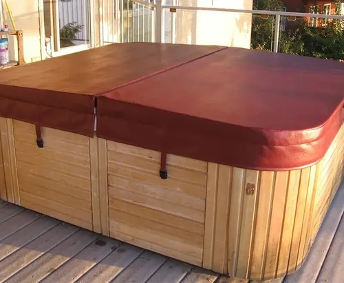 Wetterfeste Isolierabdeckung für Outdoor-Whirlpool 200x200 cm - Hochwertige Abdeckhaube für Whirlpools, schützt vor Witterungseinflüssen und sorgt für optimale Isolierung. Ideal für den Außenbereich, Maße: 200 x 200 x 13 cm.