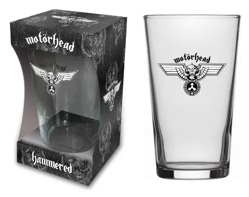 MOTÖRHEAD BIERGLAS BEER GLASS HAMMERED PINT 570 ml