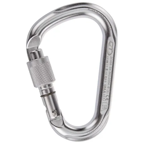 Climbing Technology - Snappy SG - HMS-Karabiner grau