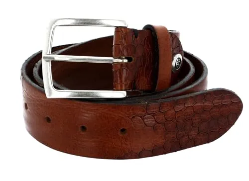 b.belt Gürtel Bela Ledergürtel W95 Baileys braun kürzbar