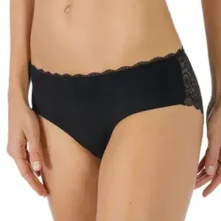 Mey Amorous Hipster Schwarz Polyamid 40 Damen - Elegante Funktionsunterwäsche mit romantischen Spitzendetails. Hergestellt aus 87% Polyamid bietet der Hipster optimalen Tragekomfort und perfekte Passform für jeden Tag.