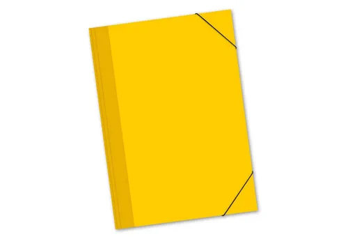 itenga Organisationsmappe itenga Gummizugmappe Zeichenmappe A2 gelb