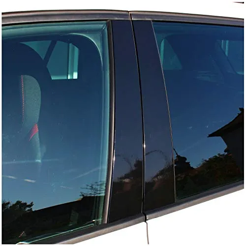 Lackschutz Folie Set für B C Säule Zierblenden Aufkleber Auto Selbstklebend Zubehör Passgenaue Klebefolie (150µm Transparent Oraguard 270 Stone, Vorfacelift FX04)