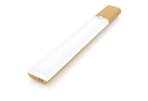 BEARWARE Unterschrankleuchte Schranklicht mit Bewegungsmelder, Akku, 3 Farbtemperaturen, dimmbar, stufenlos dimmbar, Memory-Funktion, 3 Lichtfarben, LED fest verbaut, warmweiß, neutralweiß, kaltweiß, 1000 mAh, USB-C, Magnetbefestigung, PIR 120°, 4 m, 20 s Timer, 25,5 cm