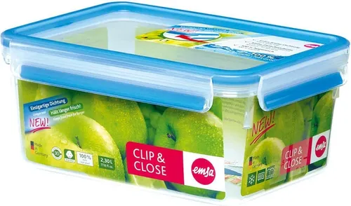 Emsa Frischhaltedose rechteckig 2,3l CLIP CLOSE re. 2,3l