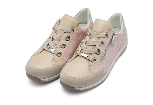 Ara OSAKA Keilsneaker in Rosa - Komfortweite H - Stylischer Freizeitschuh mit komfortabler Passform in Weite H. Der Keilsneaker überzeugt durch atmungsaktive Materialien und eine gepolsterte Innensohle für optimalen Tragekomfort.