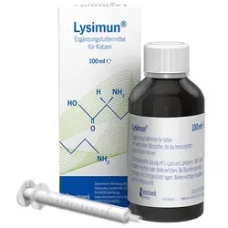 Lysimun Ergänzungsfutterm.lsg.f.katzen - Rezeptfreies Medikament für Katzen, unterstützt die Gesundheit und das Wohlbefinden Ihrer Katze