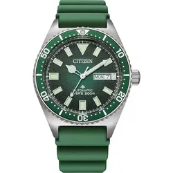 CITIZEN Herren Analog Automatik Uhr NY0121-09XE - Armbanduhren für Herren, mechanische Promaster Taucheruhr mit robustem Polyurethan Armband für höchsten Tragekomfort und Zuverlässigkeit
