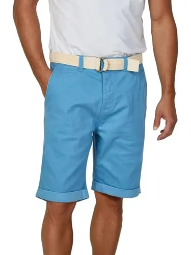 riverso Herren Chino Shorts RIVHenry Regular Fit Blau
