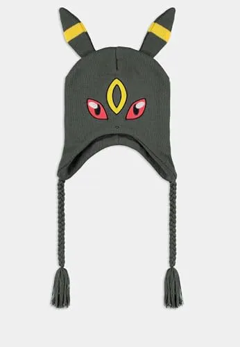 Pokémon Nachtara Unisex Mütze dunkelgrau - Stylische Beanie für Anime- und Gaming-Fans, aus 100% Polyacryl. Hoher Tragekomfort und ideales Fan-Merch für jeden Anlass. Entdecke weitere Produkte von Difuzed B.V.!
