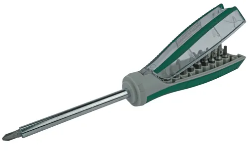 BRÜDER MANNESMANN 19 in 1 Bit-Schraubendreher, mit Bit-Depot