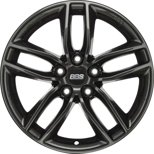 BBS Felge Alufelge SX kristall-schwarz 7,5x17 5x112 ET35 in schwarz von BBS