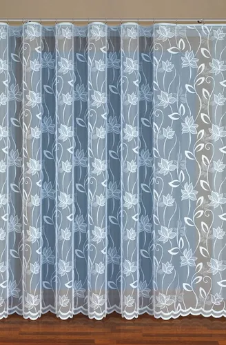 QBTEXTIL Gardine LOTOS, halbtransparent, Jacquard