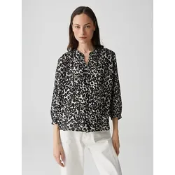 OPUS Damen Dreiviertelarmbluse FAMELIA | Elegante Printbluse mit Jacquard Struktur - Damenblusen mit hoher Qualität aus Lenzing Ecovero für ein angenehmes Tragegefühl. Vielseitig kombinierbar und ideal für stilbewusste Frauen.