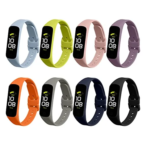 kwmobile 8x Sportarmband kompatibel mit Samsung Galaxy Fit 2 Armband