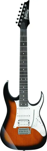 IBANEZ GIO GRG140-SB E-Gitarre - Sunburst für Anfänger - Gitarren für Anfänger mit 22 Bünden, Mahagoni-Korpus und schickem Sunburst-Finish. Ideal für Einsteiger, die den perfekten Klang suchen.