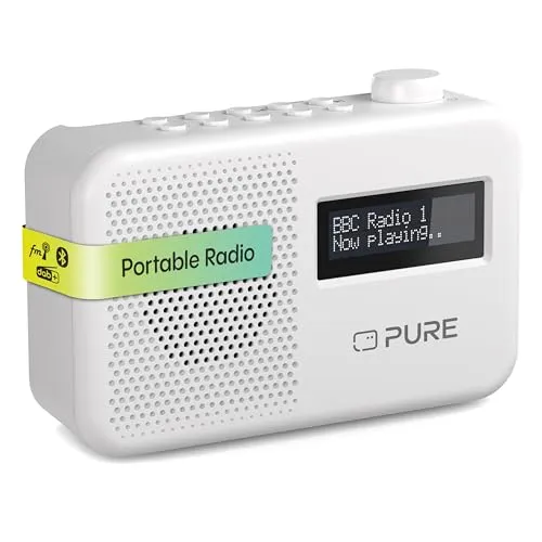 Pure Elan One2 Cotten White EU/UK/AU - Stylisches DAB+ Radio mit 2.2