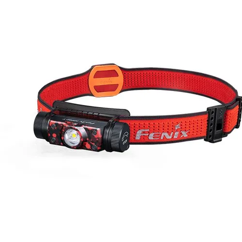 FENIX HM62-T Stirnlampe für Trailrunning - Stirnlampen mit 1200 Lumen, 150 m Reichweite und Rotlicht-Funktion, perfekt für nächtliche Abenteuer und USB-C Ladeanschluss für schnelles Aufladen.