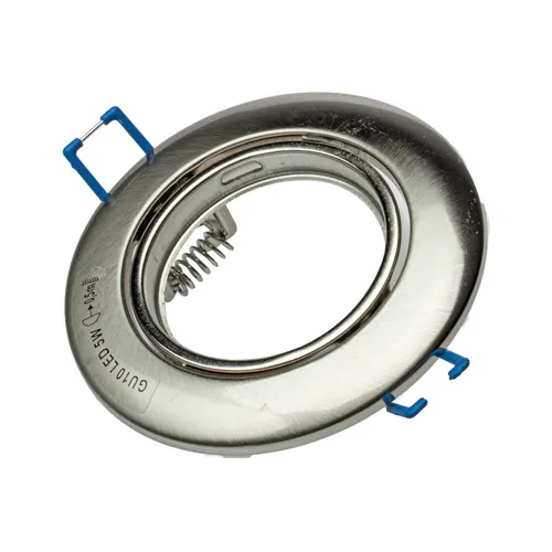 Eingebaute LED 5W Deckeneinbauleuchte GU10, 3000K, Silber-Chrom 400lm Eko-Light