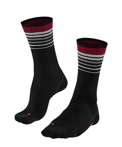 FALKE Unisex Fahrradsocken BC Impulse Reflect U SO Funktionsmaterial antiblasen 1 Paar, Schwarz (Black 3008), 37-38