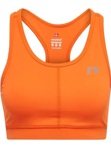 NewLine T-Shirt Women's Core Athletic Top - T-Shirt für Damen, aus funktionalem Stretch-Jerseymaterial für optimalen Komfort und Unterstützung beim Training, mit Racerback und reflektierendem Logoprint.