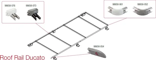 Produktbild Halterung grau Fixing-Bar Rail