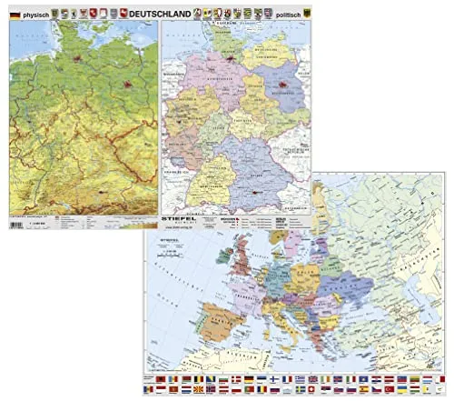 Deutschland und Europa DUO Schreibunterlage Softtouch NEUE AUFLAGE