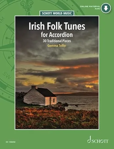 Irish Folk Tunes for Accordion: 30 Traditional Pieces. Akkordeon. (Schott World Music)