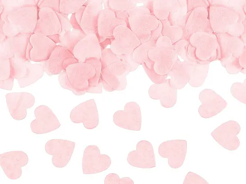 partydeco Streudeko, Konfetti Herzen 1,6x1,6cm 15g rosa