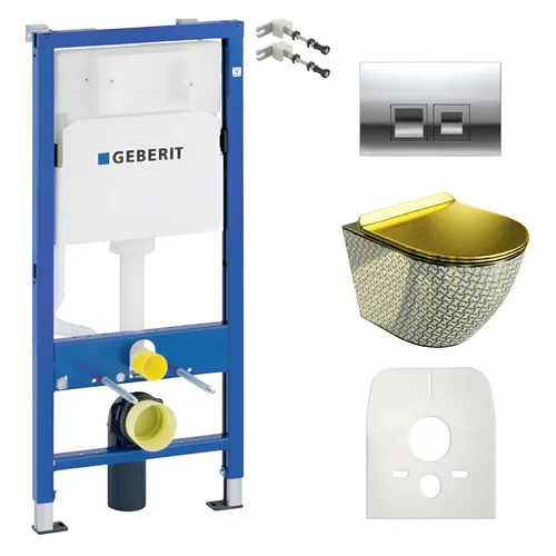 Geberit WC Set mit Vorwandelement und Wand-WC