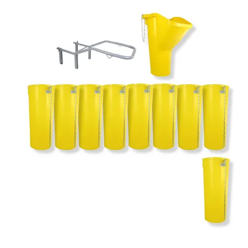 Sirl Bauschuttrutsche Profi XXL SET (11-tlg. 10,58m)