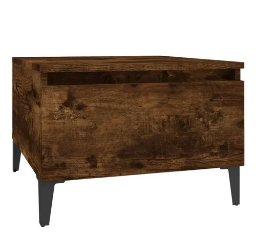 vidaXL Beistelltisch Räuchereiche 50x46 cm