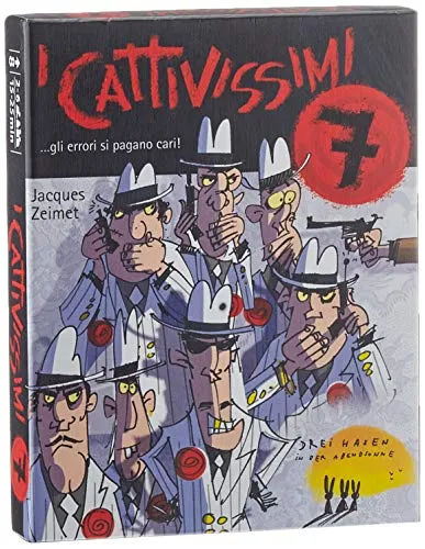 Asmodee - Die Unverbesserlichen 7, Brettspiel, 2-6 Spieler, 8+ Jahre, italienische Ausgabe