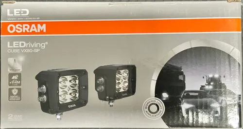 Osram LEDriving Offroad Zusatzscheinwerfer Cube VX80-SP - Frontscheinwerfer, 2 Stück mit 20W Leistung, ideal für Offroad-Abenteuer und optimale Sicht bei Dunkelheit.