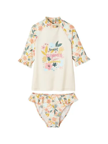 vertbaudet Badeanzug Mädchen-Set: Badeshirt & Bikinihose