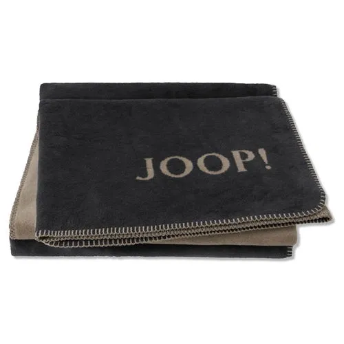 JOOP! Wohndecke Anthrazit-Karamell in grau von JOOP! Living