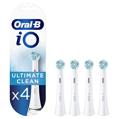 Oral-B iO Ultimate Clean Zahnbürstenkopf (4 x) - Zahnpflege mit Oral-B iO Ultimate Clean: 4 hochwertige Zahnbürstenköpfe für eine gründliche Reinigung und optimalen Plaque-Entfernung.
