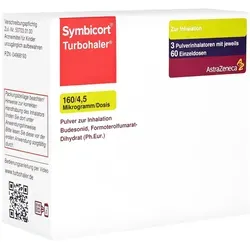 Produktbild SYMBICORT Turbohaler 160/4,5 μg/Dosis 60 ED 3 St