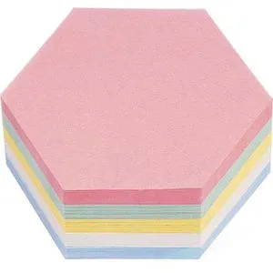 Magnetoplan 112502310 Moderationskarten Waben, 250 Stück