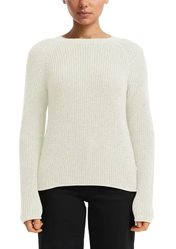 QS Damen Strickpullover 2170512 - Eleganter Pullover für Damen mit Rundhalsausschnitt und langen Ärmeln, ideal für einen lässigen Look im Alltag.