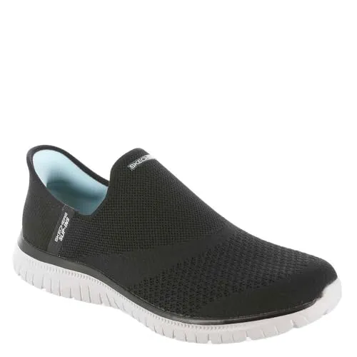 Skechers Slip-Ins: Virtue - Schlank 104425-BKW - Damen Sneaker mit Slip-On Design, leicht und atmungsaktiv für optimalen Komfort bei jedem Schritt.