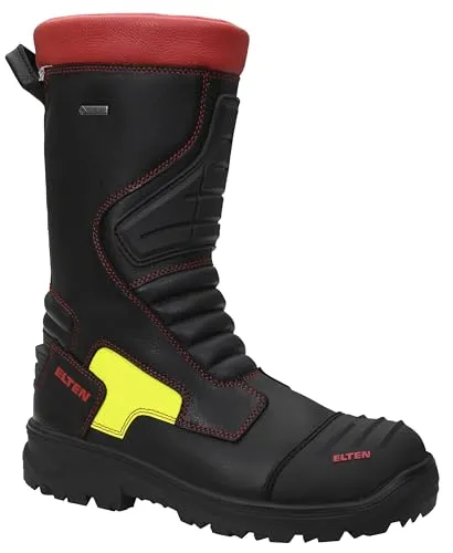 ELTEN Feuerwehrschlupfstiefel CRUZ GTX 89611, ESD F2A, Größe 45 - Wanderschuhe für Feuerwehrleute, feuerresistent mit antistatischer Softvlies-Brandsohle, ideal für den Einsatz unter extremen Bedingungen.